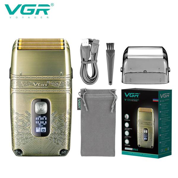 Afeitadora Shaver Vgr V-335 Triple Hoja InalÃ¡mbrica