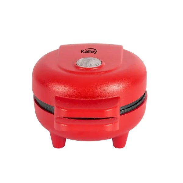 Mini Wafflera KALLEY 1 Puesto K-MWR Roja