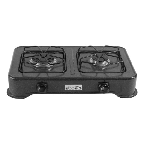 FogÃ³n ABBA 2 puestos Gas SG200-1N Gris moteado