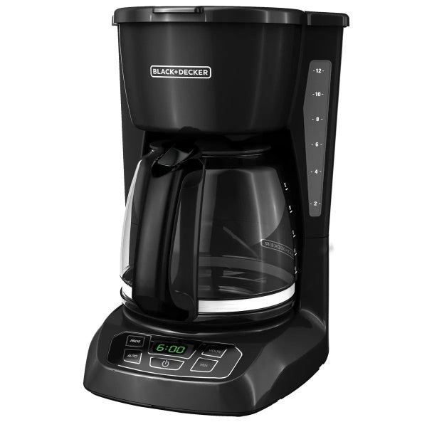 Cafetera Programable Black+Decker 12 Tazas + filtro CM1105B