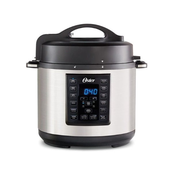 Multiolla Oster Capacidad de 5.7 Litros, con 12 Funciones, Color Plateado