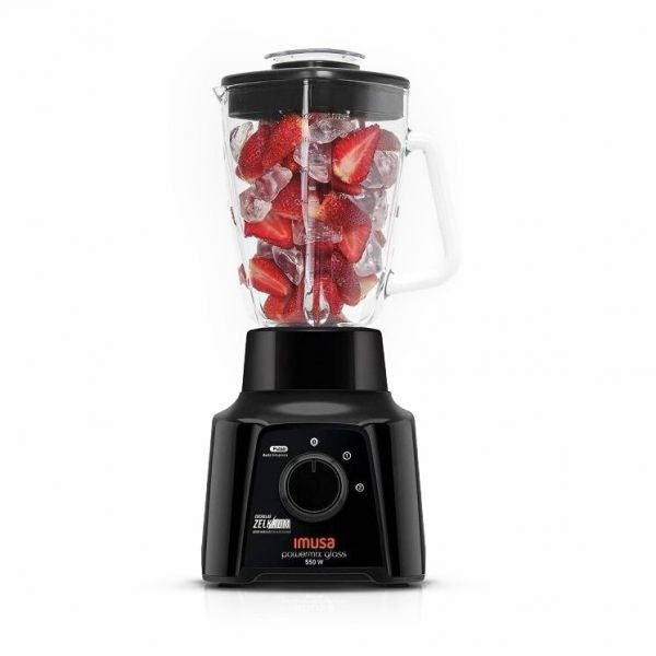 Licuadora Imusa Powermix Glass 2 Lt Vaso De Vidrio 2 Velocidades