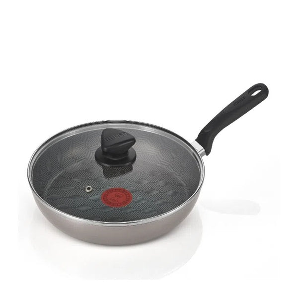 SartÃ©n IMUSA Talent 18 cm con tapa de vidrio