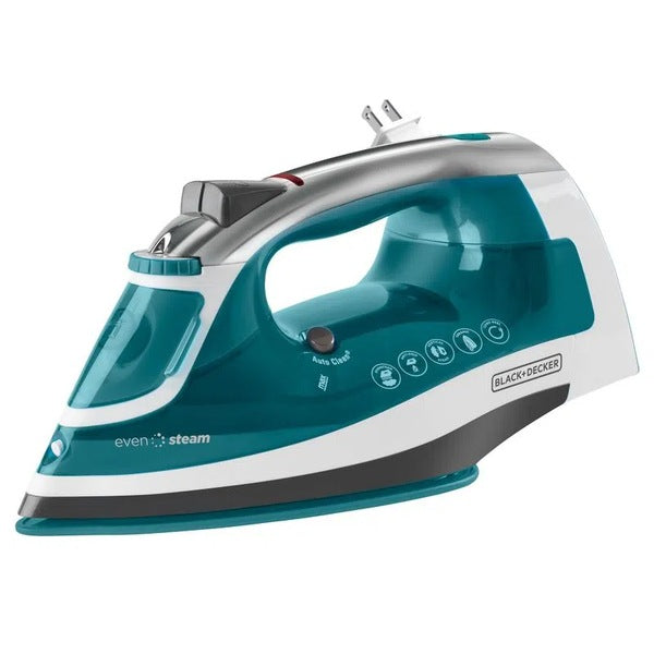 Plancha Vapor Black+Decker  Suela CerÃ¡mica y Cable RetrÃ¡ctil